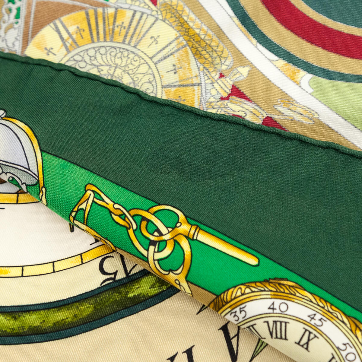 Hermes Green 
Gold La Ronde Des Heures Silk Scarf - Replica Handbag 
 - Replica Handbags 
Best Quality
 Designer Handbags 
Preloved Fashions