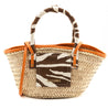 Jacquemus Brown 
Orange Zebra-Print Le Petit Panier Soli Top-Handle Bag - Replica Handbag 
 - Replica Handbags 
Best Quality
 Designer Handbags 
Preloved Fashions