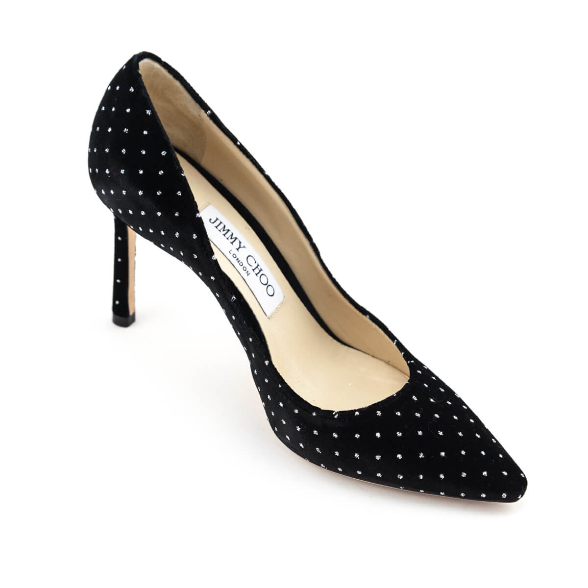 Jimmy Choo Black Velvet 
Silver Polka Dot Embellished Pumps - Replica Handbag 
 - Replica Handbags 
Best Quality
 Designer Handbags 
Preloved Fashions