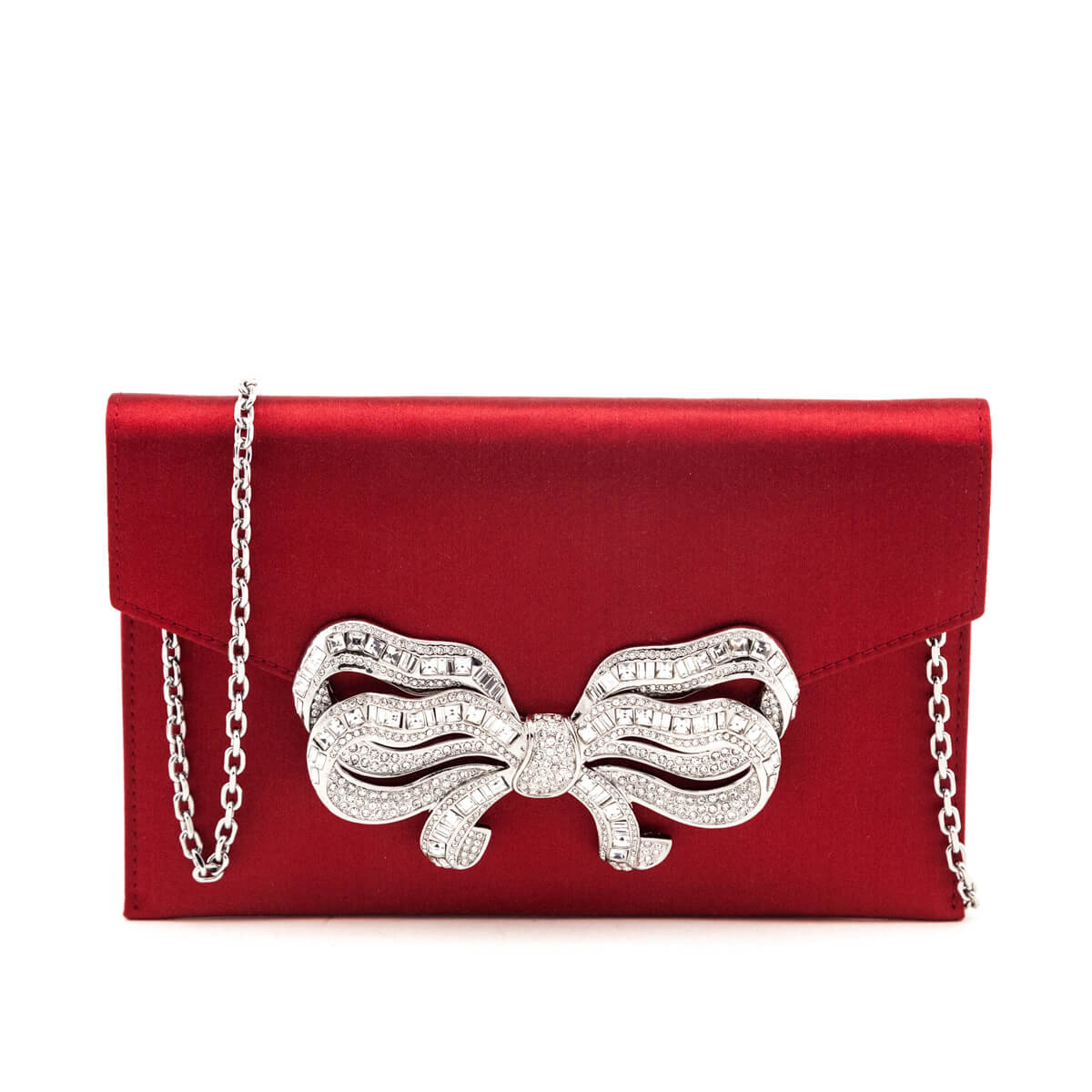 Judith Leiber Red Satin Bow Envelope Clutch - Replica Handbag 
 - Replica Handbags 
Best Quality
 Designer Handbags 
Preloved Fashions