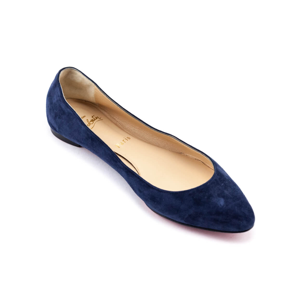 Christian Louboutin Navy Blue Suede Pointed Toe Ballet Flats Size US 10 | EU 40 - Replica Handbag 
 - Replica Handbags 
Best Quality
 Designer Handbags 
Preloved Fashions