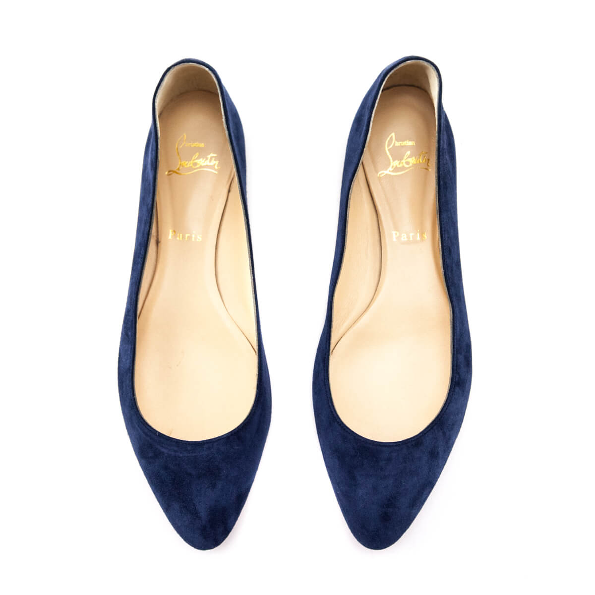 Christian Louboutin Navy Blue Suede Pointed Toe Ballet Flats Size US 10 | EU 40 - Replica Handbag 
 - Replica Handbags 
Best Quality
 Designer Handbags 
Preloved Fashions