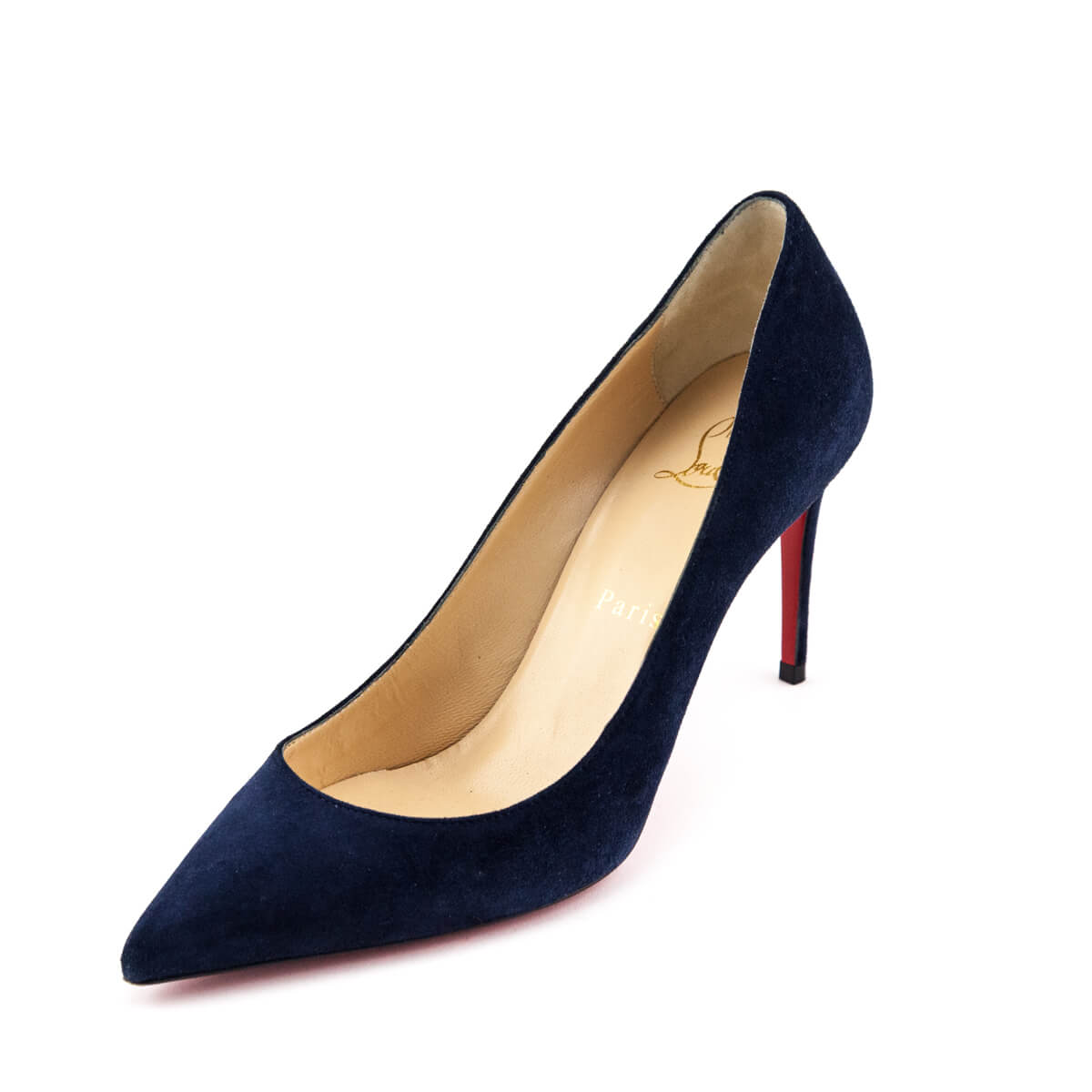 Christian Louboutin Navy Suede Pumps Size US 7 | EU 37 - Replica Handbag 
 - Replica Handbags 
Best Quality
 Designer Handbags 
Preloved Fashions