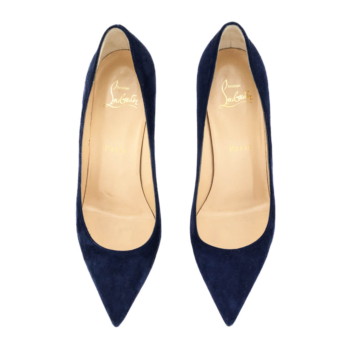 Christian Louboutin Navy Suede Pumps Size US 7 | EU 37 - Replica Handbag 
 - Replica Handbags 
Best Quality
 Designer Handbags 
Preloved Fashions