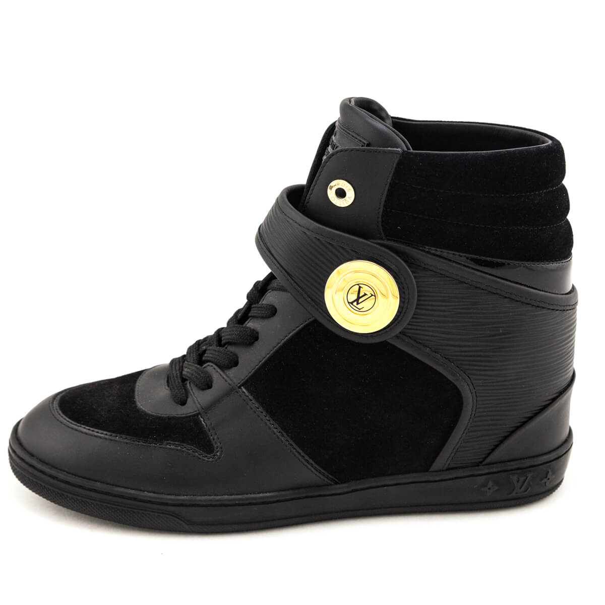 Louis Vuitton Black Suede High Top Wedge Sneakers Size US 11 | EU 41 - Replica Handbag 
 - Replica Handbags 
Best Quality
 Designer Handbags 
Preloved Fashions