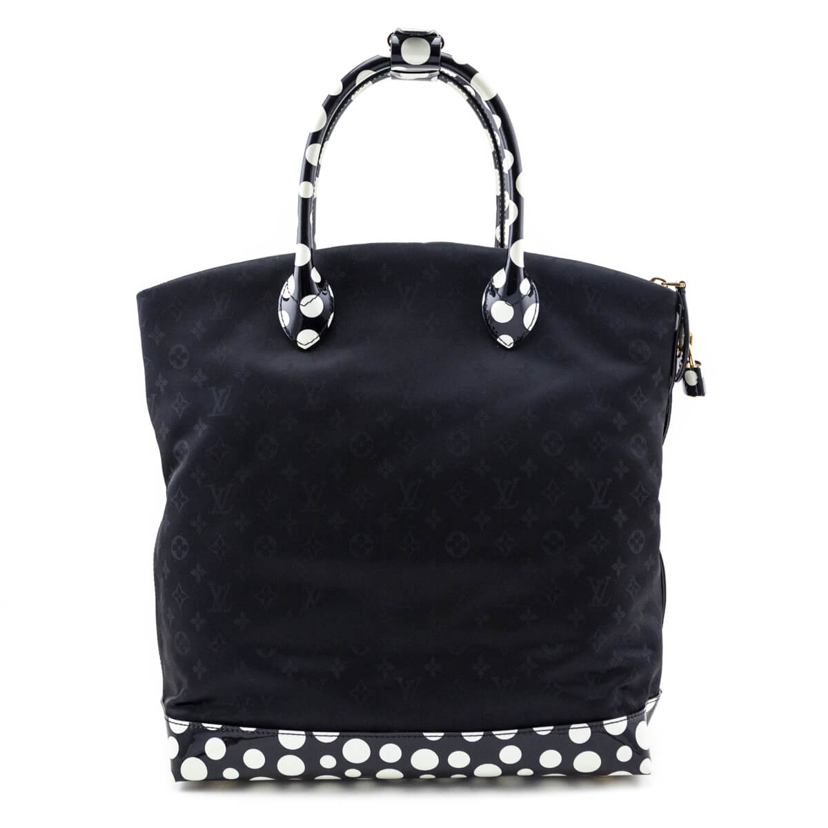 Louis Vuitton Black 
White Nylon Monogram Kusama Infinity Dots Lockit MM Tote - Replica Handbag 
 - Replica Handbags 
Best Quality
 Designer Handbags 
Preloved Fashions