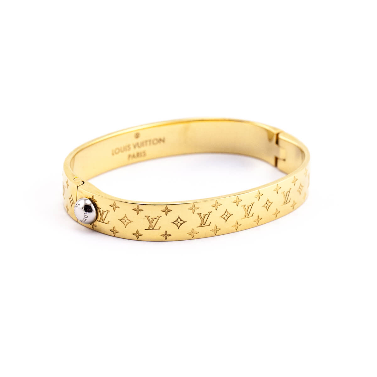 Louis Vuitton Gold-Tone Nanogram Bracelet - Replica Handbag 
 - Replica Handbags 
Best Quality
 Designer Handbags 
Preloved Fashions