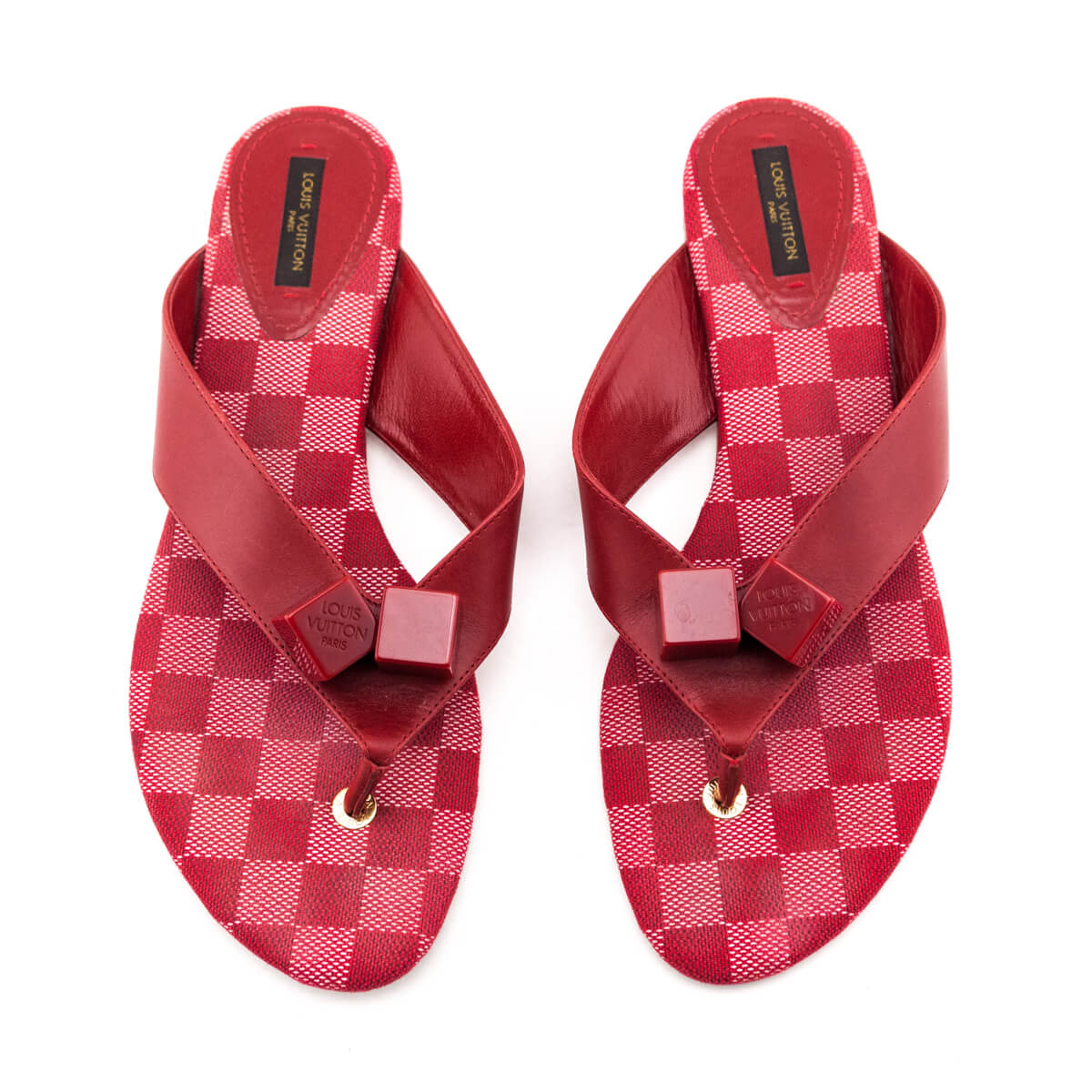 Louis Vuitton Damier Couleur Carmine Flip Flop Sandals Size US 11 | EU 41 - Replica Handbag 
 - Replica Handbags 
Best Quality
 Designer Handbags 
Preloved Fashions