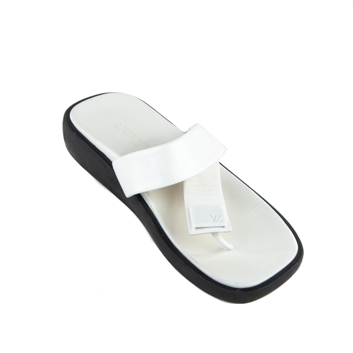 Louis Vuitton White Leather Slide Sandals Size US 7.5 | EU 37.5 - Replica Handbag 
 - Replica Handbags 
Best Quality
 Designer Handbags 
Preloved Fashions