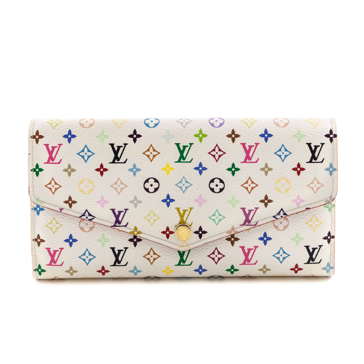 Louis Vuitton White Monogram Multicolore Litchi Sarah Wallet NM - Replica Handbag 
 - Replica Handbags 
Best Quality
 Designer Handbags 
Preloved Fashions