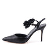 Manolo Blahnik Black Volvona Flower Pumps Size US 6.5 | IT 36.5 - Replica Handbag 
 - Replica Handbags 
Best Quality
 Designer Handbags 
Preloved Fashions