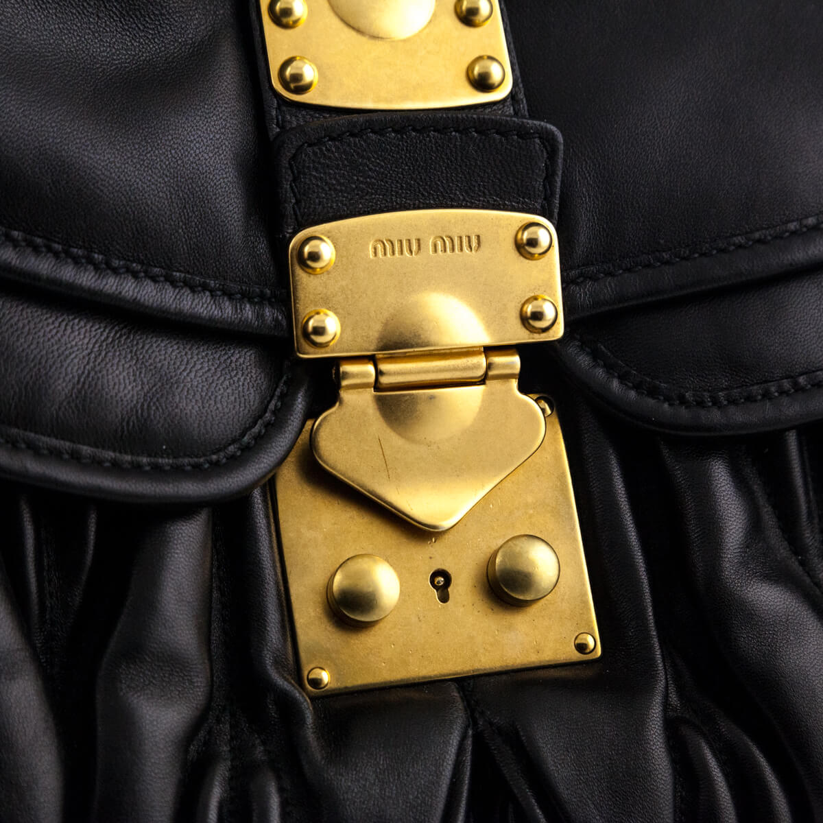 Miu Miu Black Matelasse Lux Nappa Leather Coffer Satchel - Replica Handbag 
 - Replica Handbags 
Best Quality
 Designer Handbags 
Preloved Fashions