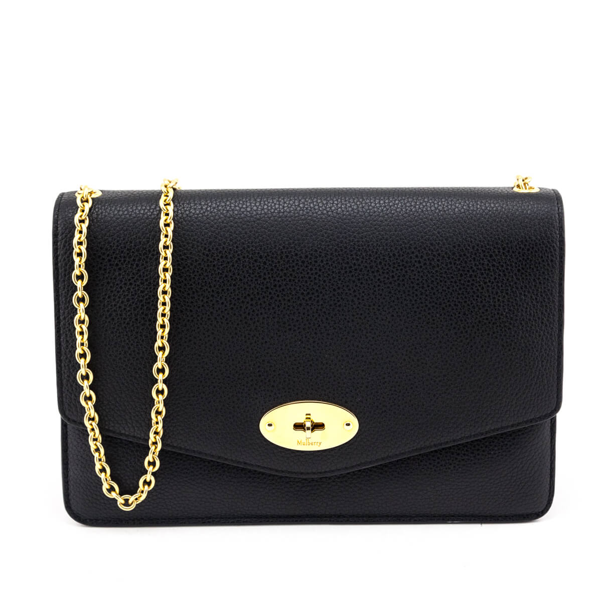 Mulberry Black Small Classic Grain Calfskin Medium Darley Bag - Replica Handbag 
 - Replica Handbags 
Best Quality
 Designer Handbags 
Preloved Fashions