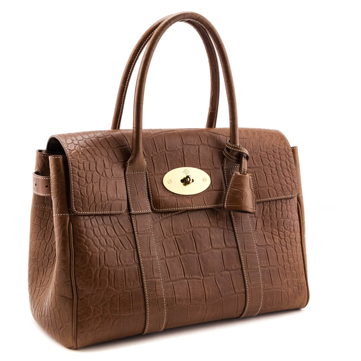 Mulberry Cognac Crocodile-Embossed Calfskin Icon Bayswater Flap Tote - Replica Handbag 
 - Replica Handbags 
Best Quality
 Designer Handbags 
Preloved Fashions