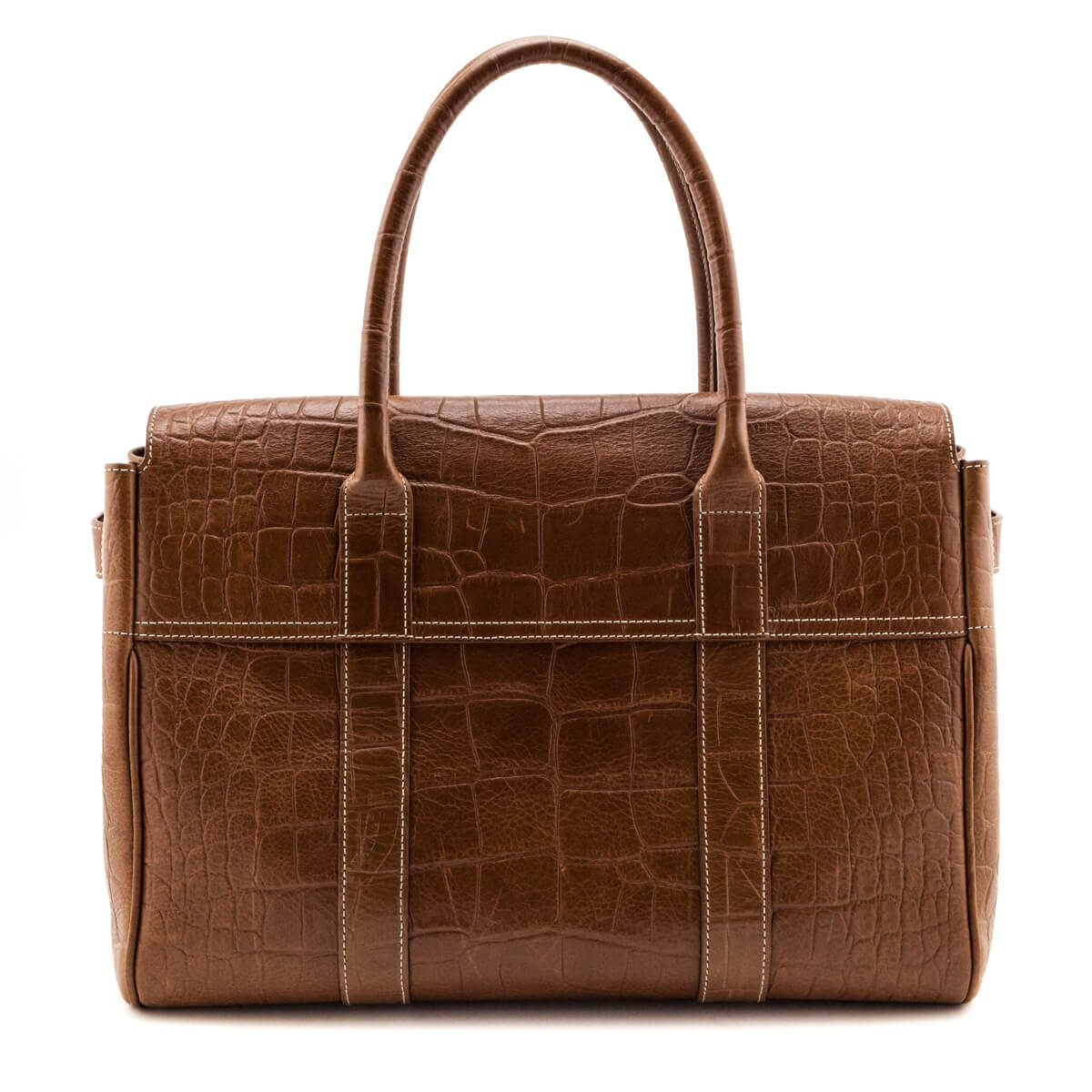 Mulberry Cognac Crocodile-Embossed Calfskin Icon Bayswater Flap Tote - Replica Handbag 
 - Replica Handbags 
Best Quality
 Designer Handbags 
Preloved Fashions