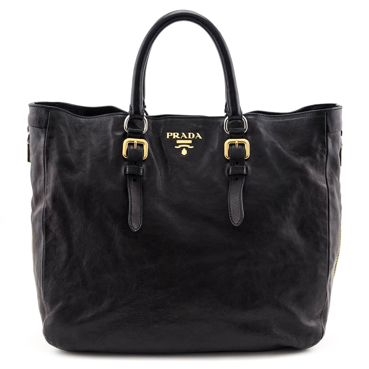 Prada Black Glace Calfskin Zippers Satchel - Replica Handbag 
 - Replica Handbags 
Best Quality
 Designer Handbags 
Preloved Fashions