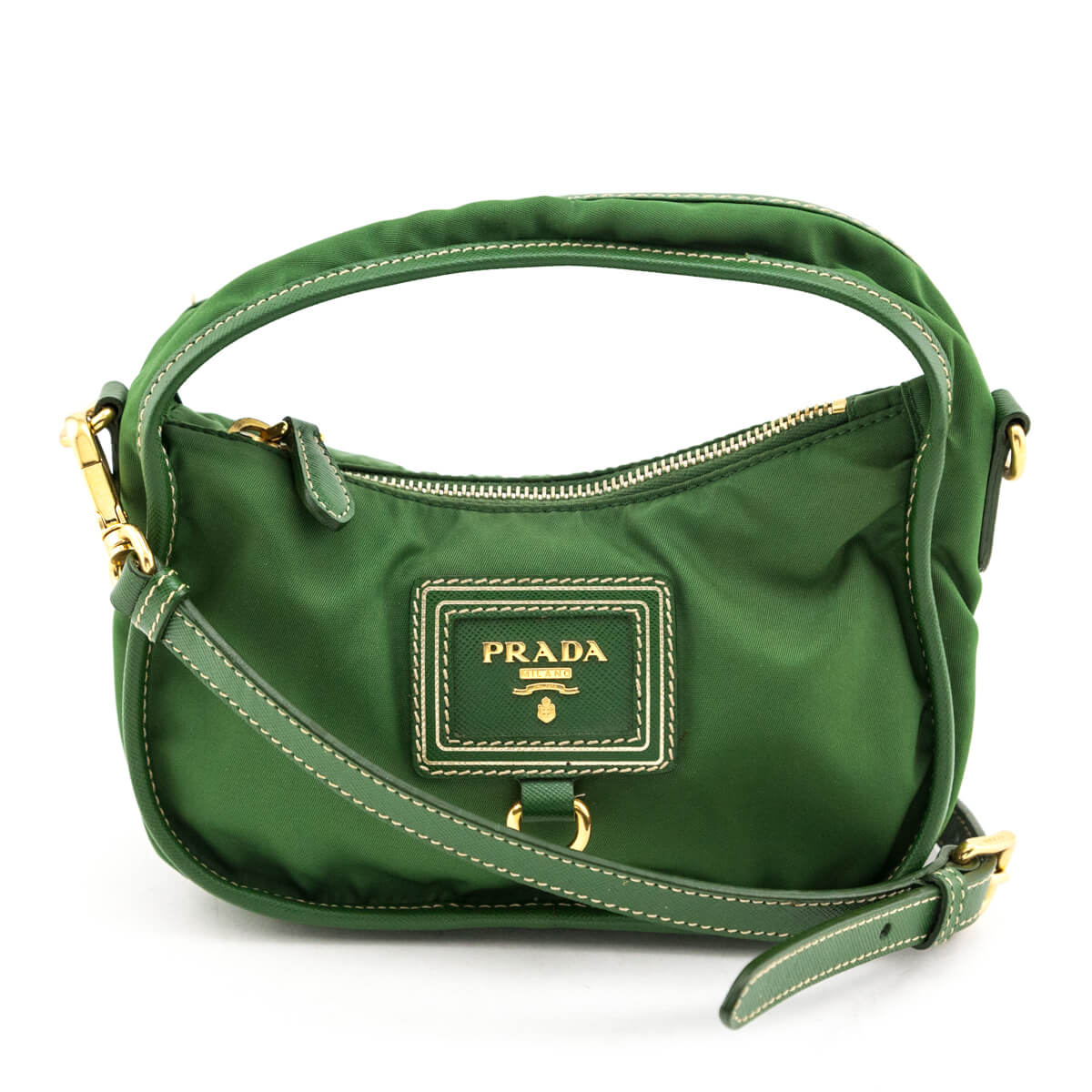 Prada Green Tessuto and Saffiano Mini Crossbody - Replica Handbag 
 - Replica Handbags 
Best Quality
 Designer Handbags 
Preloved Fashions