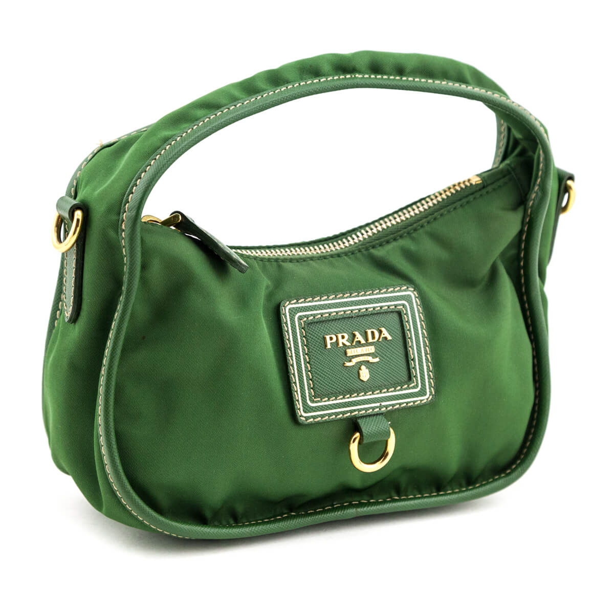 Prada Green Tessuto and Saffiano Mini Crossbody - Replica Handbag 
 - Replica Handbags 
Best Quality
 Designer Handbags 
Preloved Fashions