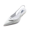 Prada White Brushed Leather Slingback Kitten Heel Pumps Size US 7 | EU 37 - Replica Handbag 
 - Replica Handbags 
Best Quality
 Designer Handbags 
Preloved Fashions