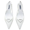 Prada White Brushed Leather Slingback Kitten Heel Pumps Size US 7 | EU 37 - Replica Handbag 
 - Replica Handbags 
Best Quality
 Designer Handbags 
Preloved Fashions