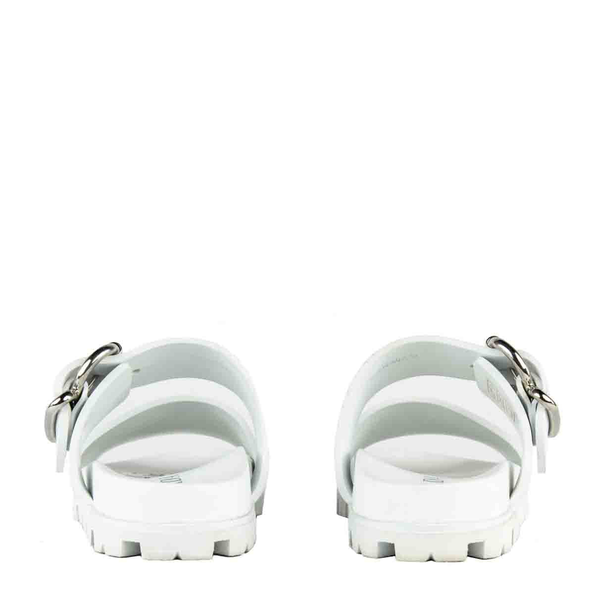 Prada White Rubber Double Strap Slide Sandals Size US 6 | EU 36 - Replica Handbag 
 - Replica Handbags 
Best Quality
 Designer Handbags 
Preloved Fashions