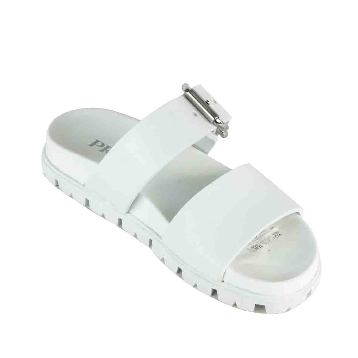 Prada White Rubber Double Strap Slide Sandals Size US 6 | EU 36 - Replica Handbag 
 - Replica Handbags 
Best Quality
 Designer Handbags 
Preloved Fashions