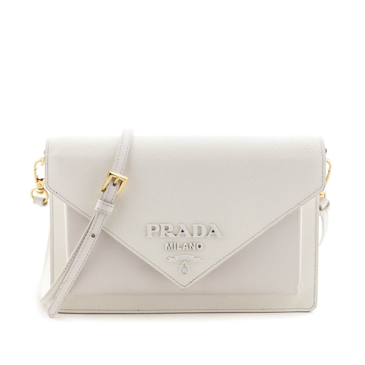 Prada White Saffiano City Calf Mini Envelope Crossbody Bag - Replica Handbag 
 - Replica Handbags 
Best Quality
 Designer Handbags 
Preloved Fashions