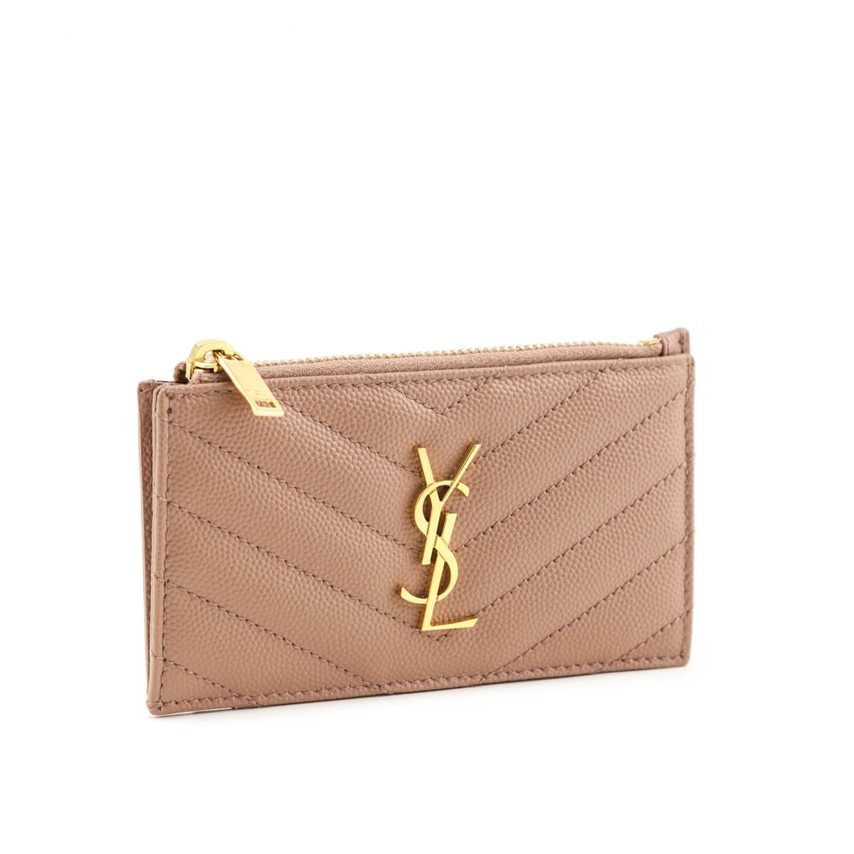 Saint Laurent Beige Grain De Poudre Matelasse Chevron Monogram Fragments Zippered Card Case - Replica Handbag 
 - Replica Handbags 
Best Quality
 Designer Handbags 
Preloved Fashions