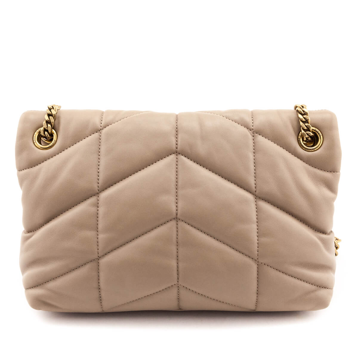 Saint Laurent Beige Lambskin Quilted Small Loulou Puffer Satchel - Replica Handbag 
 - Replica Handbags 
Best Quality
 Designer Handbags 
Preloved Fashions