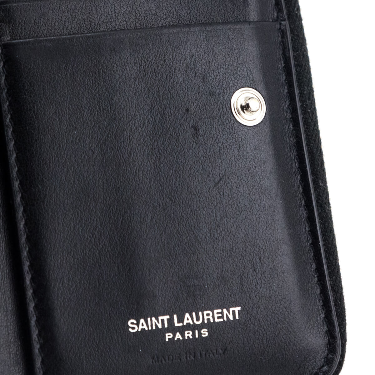 Saint Laurent Black Calfskin Love Patch Zipped Compact Wallet - Replica Handbag 
 - Replica Handbags 
Best Quality
 Designer Handbags 
Preloved Fashions