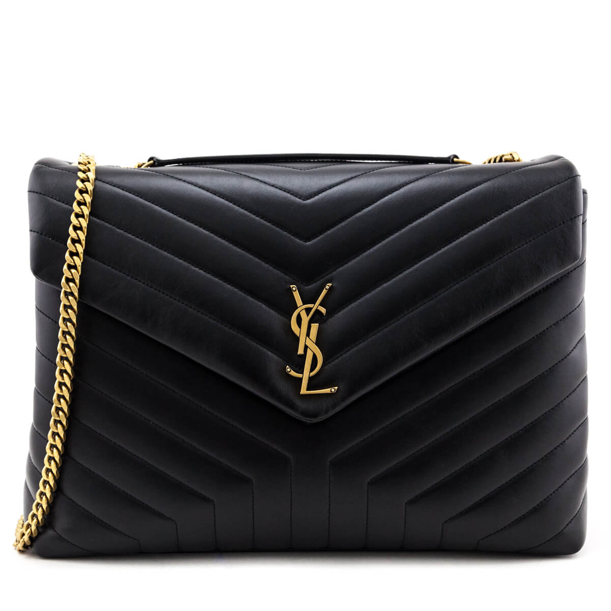 Saint Laurent Black Calfskin Matelasse Large Loulou Monogram Chain Satchel - Replica Handbag 
 - Replica Handbags 
Best Quality
 Designer Handbags 
Preloved Fashions