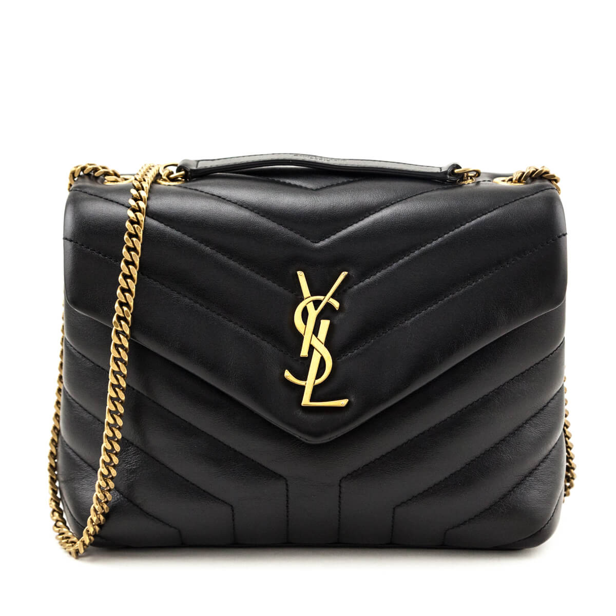 Saint Laurent Black Calfskin Y Quilted Monogram Small Loulou Chain Satchel - Replica Handbag 
 - Replica Handbags 
Best Quality
 Designer Handbags 
Preloved Fashions