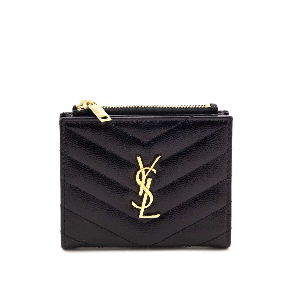 Saint Laurent Black Grain De Poudre Matelasse Chevron Cassandre Bi-Fold Wallet - Replica Handbag 
 - Replica Handbags 
Best Quality
 Designer Handbags 
Preloved Fashions