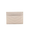 Saint Laurent Light Taupe Grain De Poudre Matelasse Chevron Cassandre Card Case - Replica Handbag 
 - Replica Handbags 
Best Quality
 Designer Handbags 
Preloved Fashions