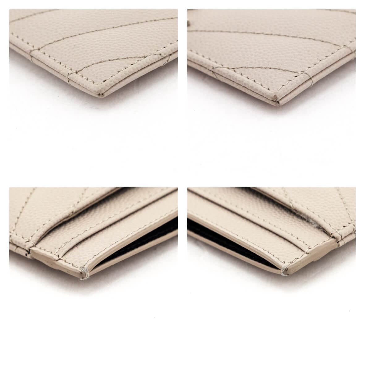 Saint Laurent Light Taupe Grain De Poudre Matelasse Chevron Cassandre Card Case - Replica Handbag 
 - Replica Handbags 
Best Quality
 Designer Handbags 
Preloved Fashions