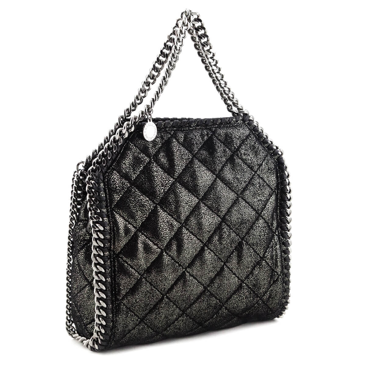 Stella McCartney Black Metallic Quilted Shaggy Deer Mini Falabella Bag - Replica Handbag 
 - Replica Handbags 
Best Quality
 Designer Handbags 
Preloved Fashions