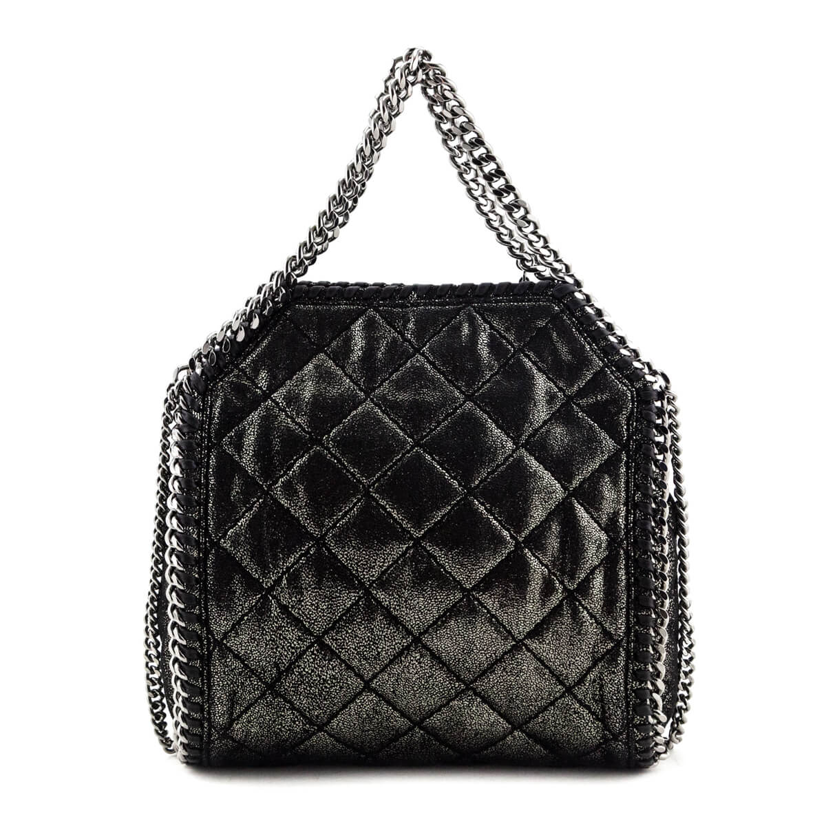 Stella McCartney Black Metallic Quilted Shaggy Deer Mini Falabella Bag - Replica Handbag 
 - Replica Handbags 
Best Quality
 Designer Handbags 
Preloved Fashions