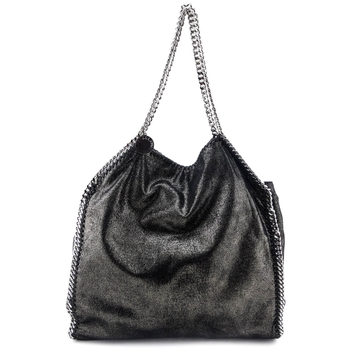 Stella McCartney Black 
Silver Metallic Shaggy Deer Large Falabella Tote Bag - Replica Handbag 
 - Replica Handbags 
Best Quality
 Designer Handbags 
Preloved Fashions