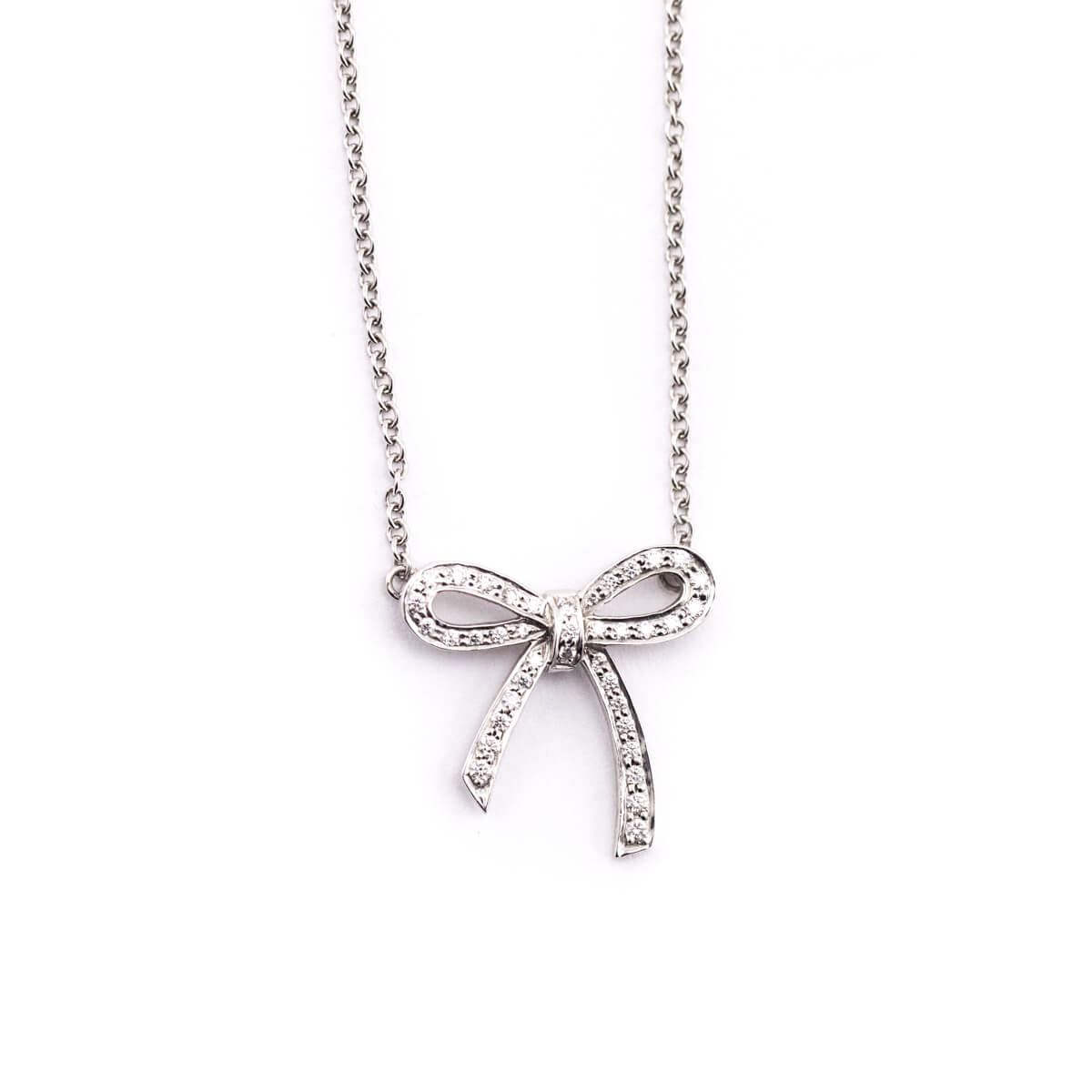 Tiffany 
Co. Platinum Diamond Bow Pendant Necklace - Replica Handbag 
 - Replica Handbags 
Best Quality
 Designer Handbags 
Preloved Fashions