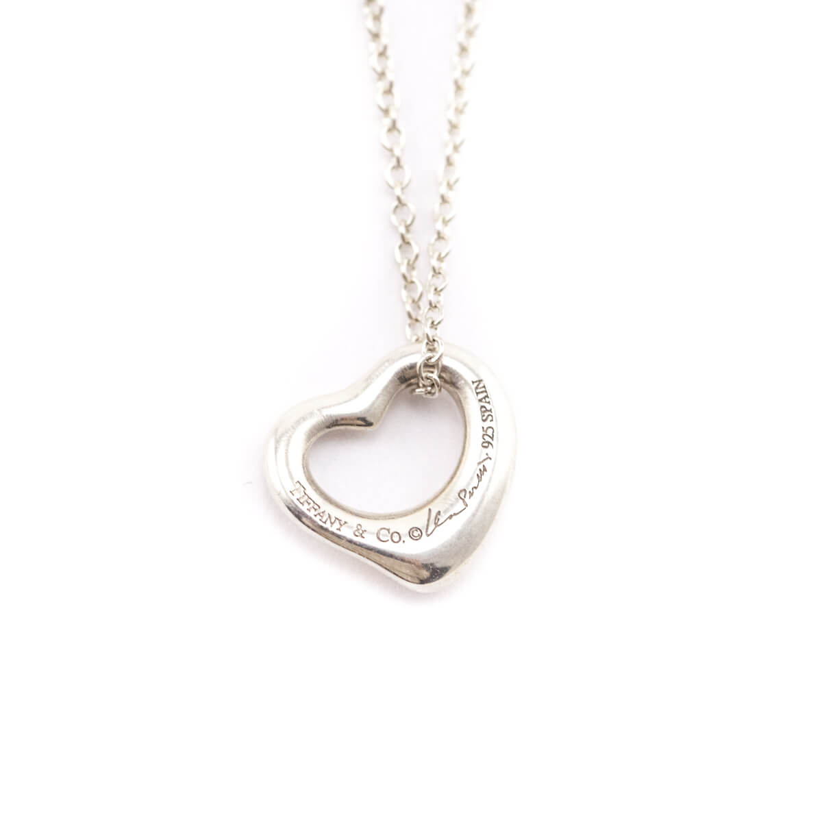 Tiffany 
Co. Sterling Silver Elsa Peretti Open Heart Pendant Necklace - Replica Handbag 
 - Replica Handbags 
Best Quality
 Designer Handbags 
Preloved Fashions