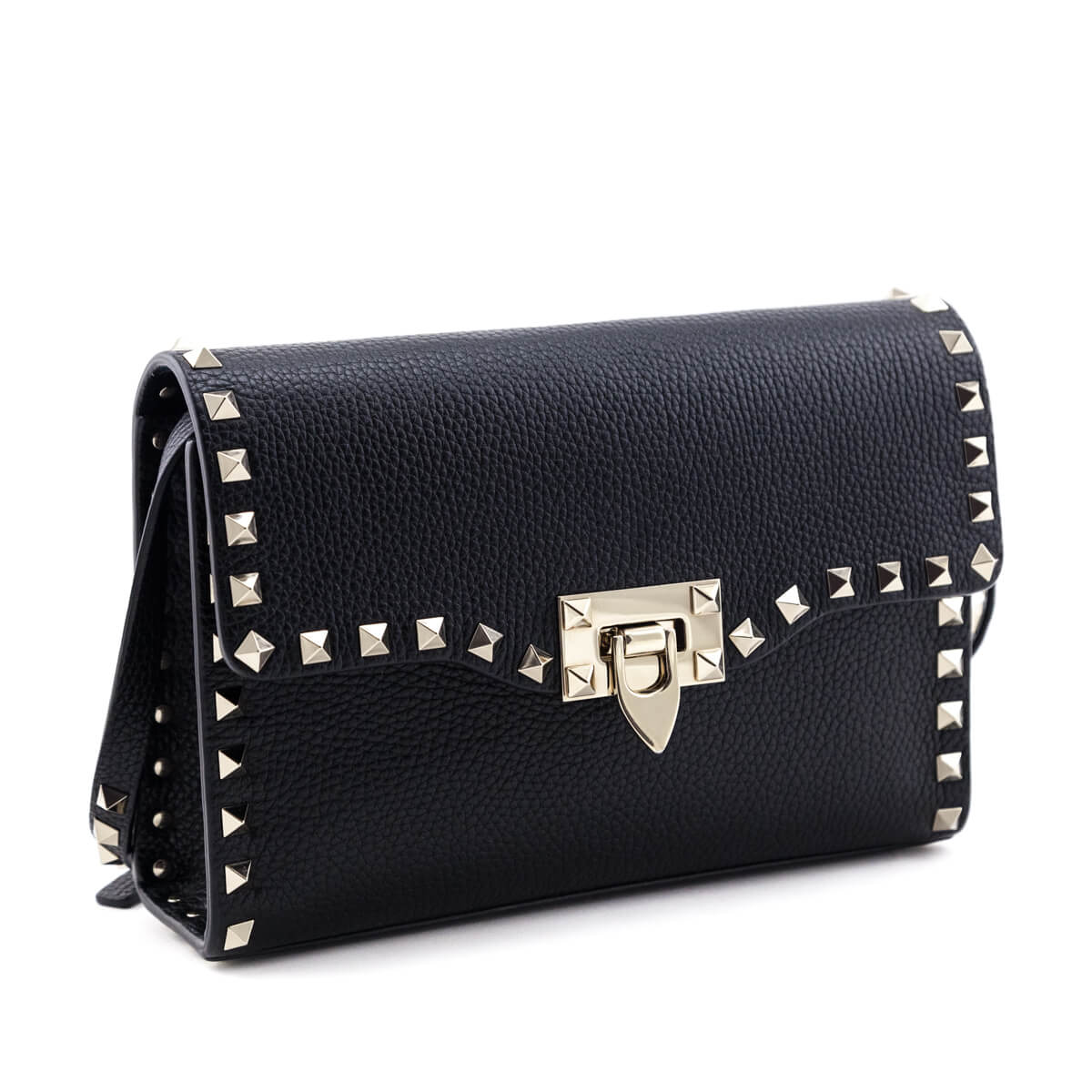 Valentino Black Grained Calfskin Rockstud Flip Lock Crossbody Bag - Replica Handbag 
 - Replica Handbags 
Best Quality
 Designer Handbags 
Preloved Fashions