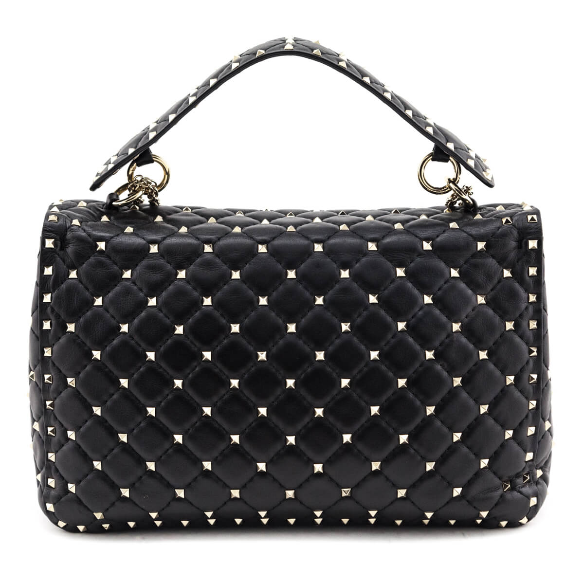 Valentino Black Lambskin Large Rockstud Spike Satchel - Replica Handbag 
 - Replica Handbags 
Best Quality
 Designer Handbags 
Preloved Fashions