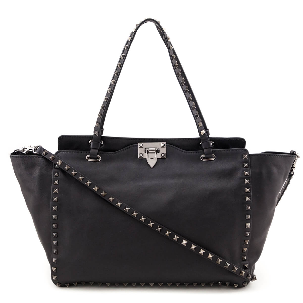 Valentino Black Vitello Medium Rockstud Tote - Replica Handbag 
 - Replica Handbags 
Best Quality
 Designer Handbags 
Preloved Fashions