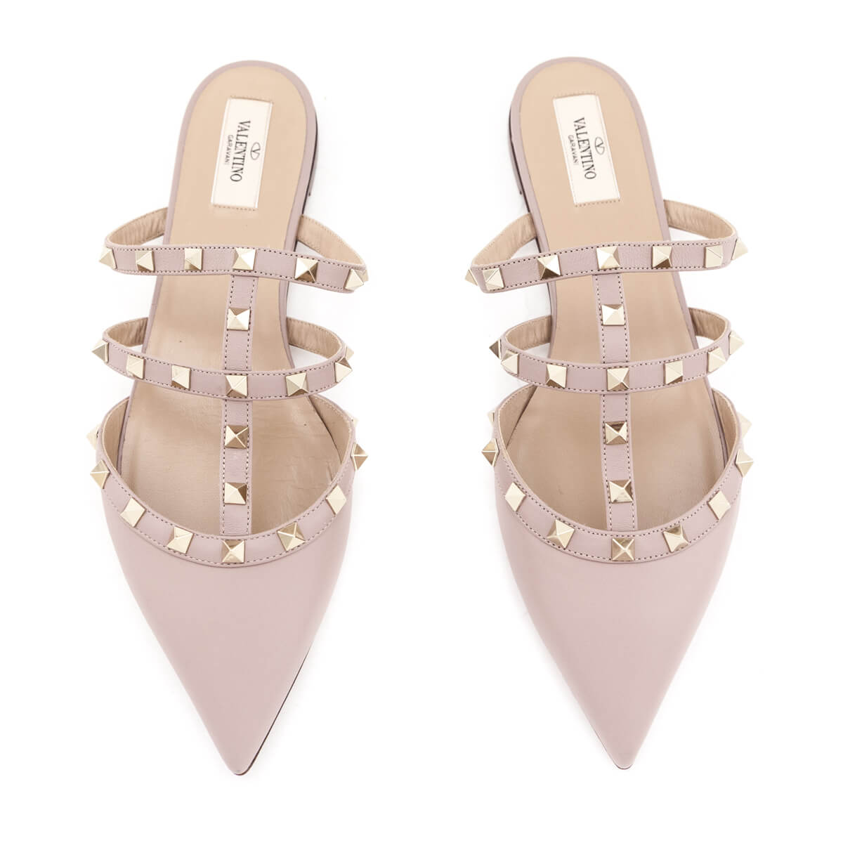 Valentino Nude Nappa Rockstud Flat Cage Mules Size US 11 | EU 41 - Replica Handbag 
 - Replica Handbags 
Best Quality
 Designer Handbags 
Preloved Fashions