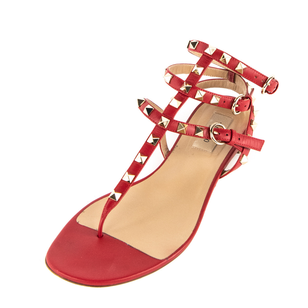 Valentino Red Rockstud Thong Gladiator Sandals Size US 9 | EU 39 - Replica Handbag 
 - Replica Handbags 
Best Quality
 Designer Handbags 
Preloved Fashions