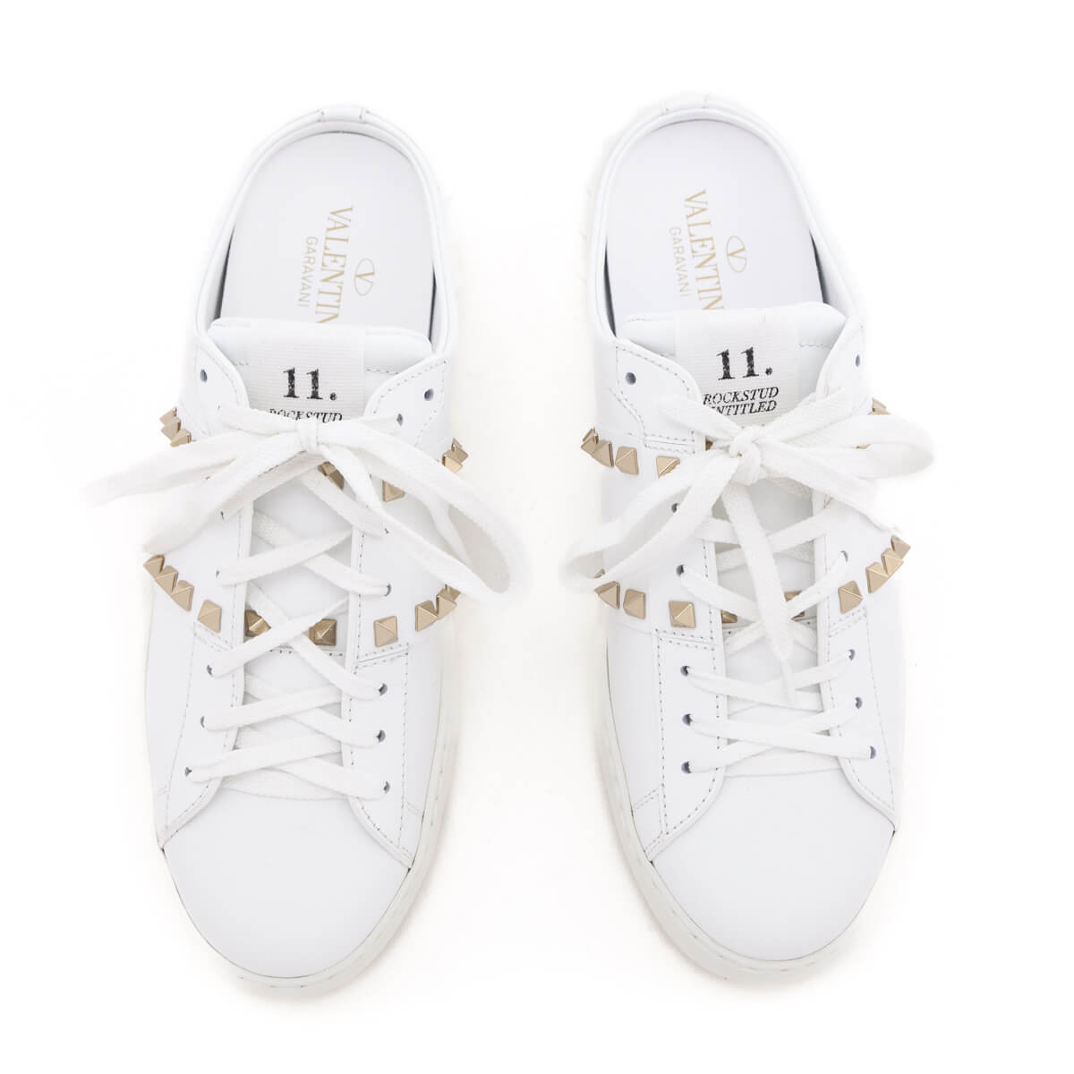 Valentino White Rockstud Untitled Open Slide Sneakers Size US 11 | EU 41 - Replica Handbag 
 - Replica Handbags 
Best Quality
 Designer Handbags 
Preloved Fashions