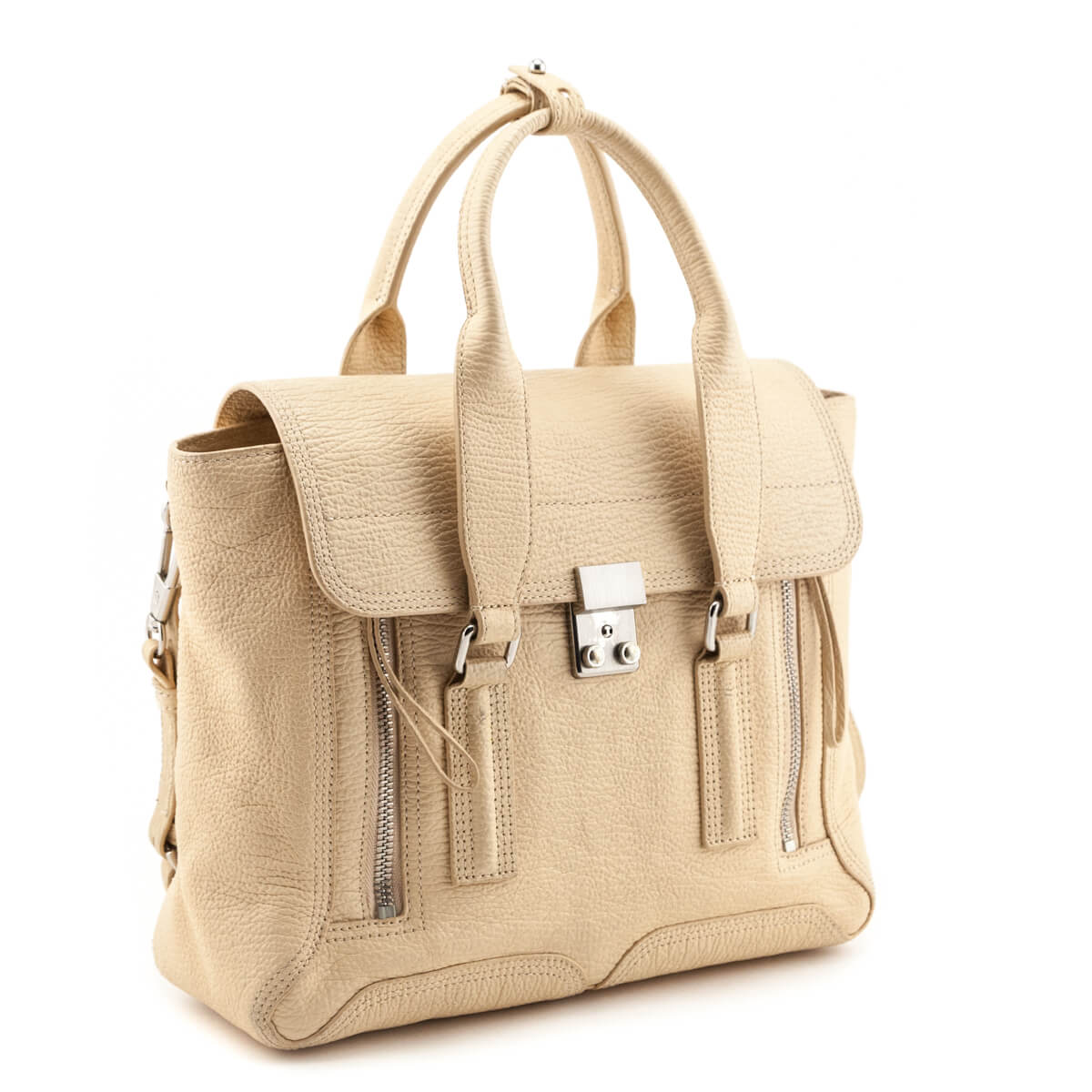 3.1 Phillip Lim Beige Textured Calfskin Medium Pashli Satchel - Replica Handbag 
 - Replica Handbags 
Best Quality
 Designer Handbags 
Preloved Fashions