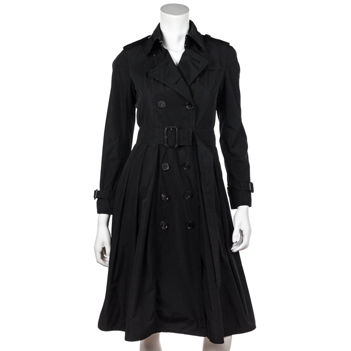 Burberry Black Nylon Pleat Accented Trench Coat Size XXS | UK 6 - Replica Handbag 
 - Replica Handbags 
Best Quality
 Designer Handbags 
Preloved Fashions