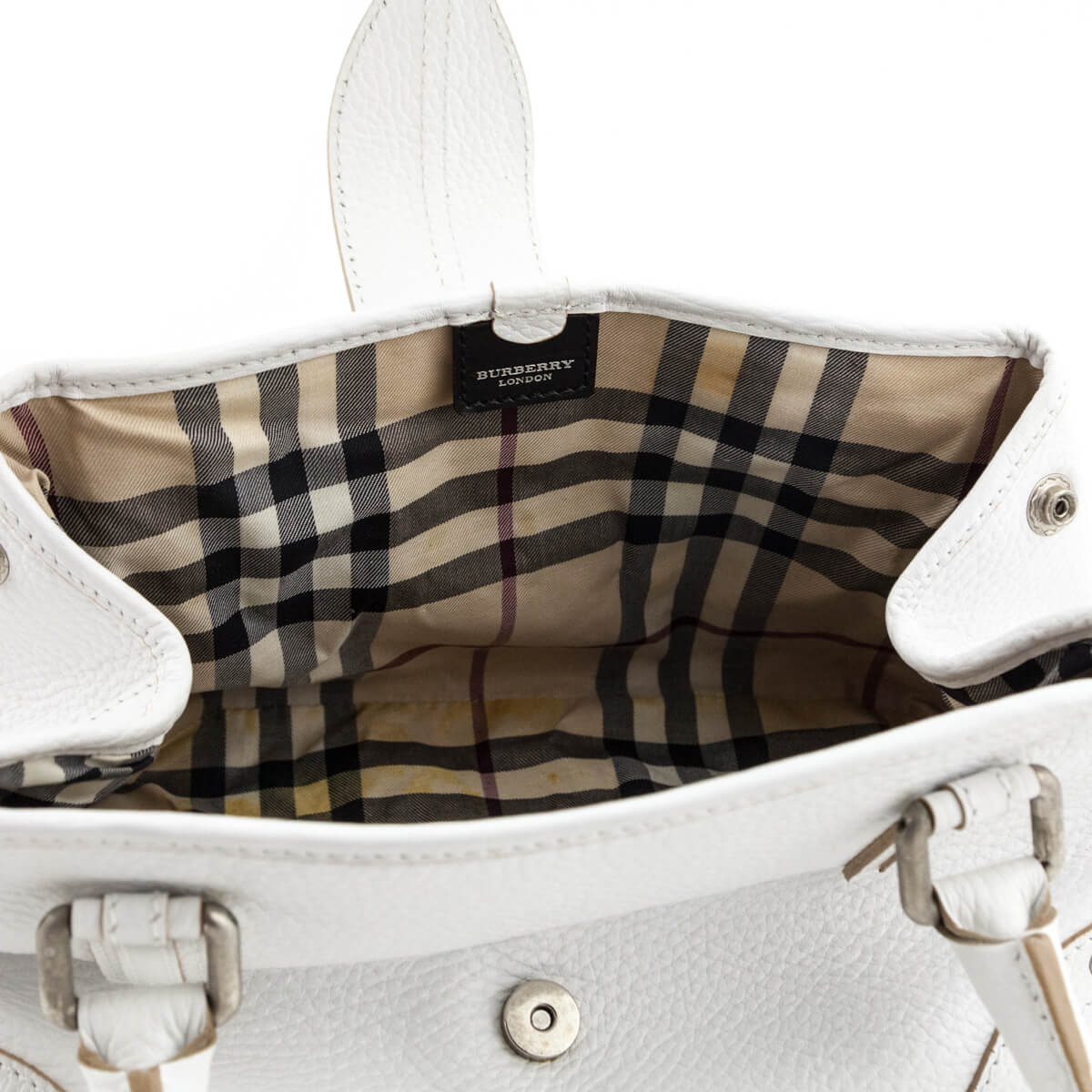 Burberry White Grained Calfskin Mini Bag - Replica Handbag 
 - Replica Handbags 
Best Quality
 Designer Handbags 
Preloved Fashions