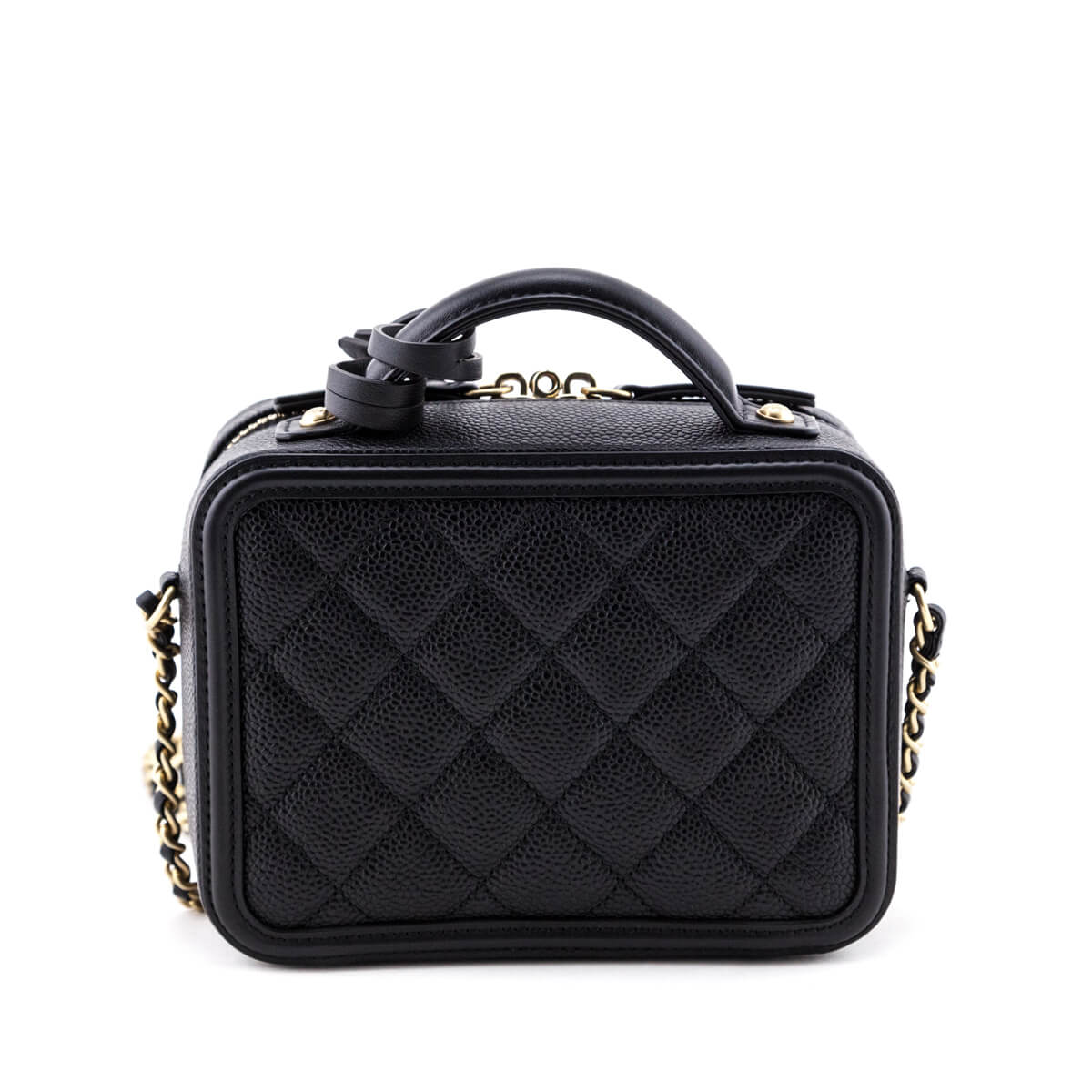 Chanel Black Quilted Caviar Small Filigree CC Vanity Case - Replica Handbag 
 - Replica Handbags 
Best Quality
 Designer Handbags 
Preloved Fashions